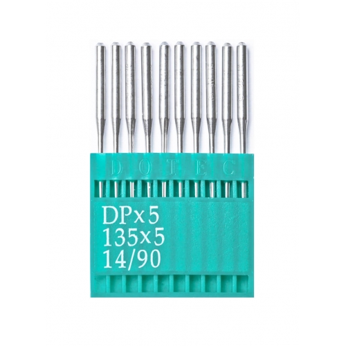 Иглы DOTEC Needle DPx5 №90 - фото в интернет–магазине швейных машинок и аксессуаров в Украине - Sewgroup