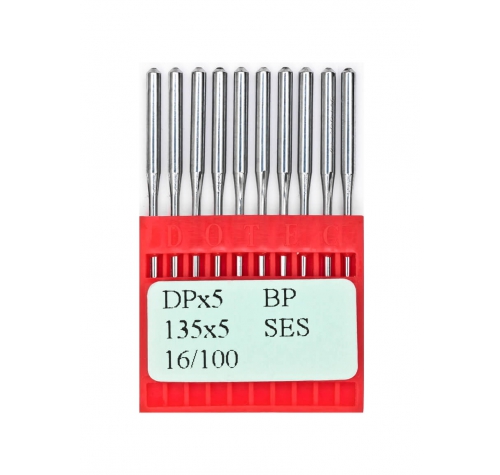 Голки DOTEC Needle DPx5 BP SES №100 - фото в інтернет-магазині швейних машинок і аксесуарів в Україні - Sewgroup