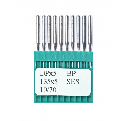 Голки DOTEC Needle DPx5 BP SES №70 - фото в інтернет-магазині швейних машинок і аксесуарів в Україні - Sewgroup