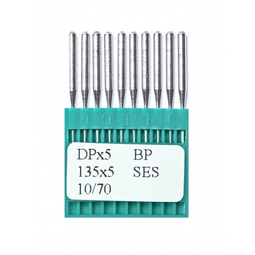 Голки DOTEC Needle DPx5 BP SES №70 - фото в інтернет-магазині швейних машинок і аксесуарів в Україні - Sewgroup