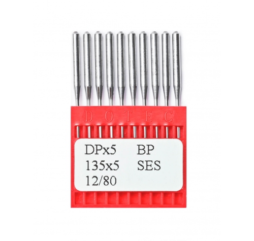 Голки DOTEC Needle DPx5 BP SES №80 - фото в інтернет-магазині швейних машинок і аксесуарів в Україні - Sewgroup