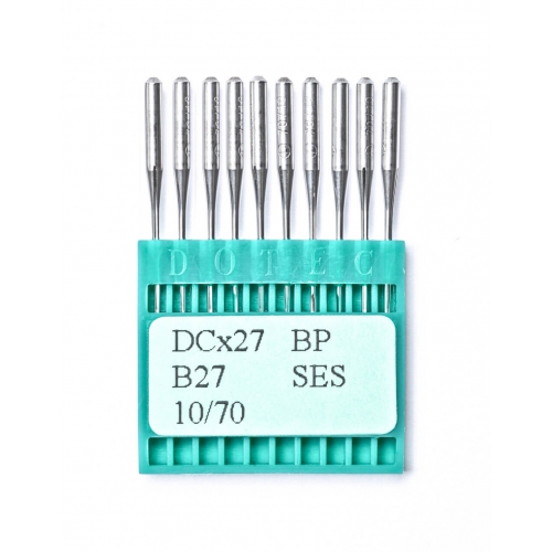 Голки DOTEC Needle DCx27 BP SES №70 - фото в інтернет-магазині швейних машинок і аксесуарів в Україні - Sewgroup