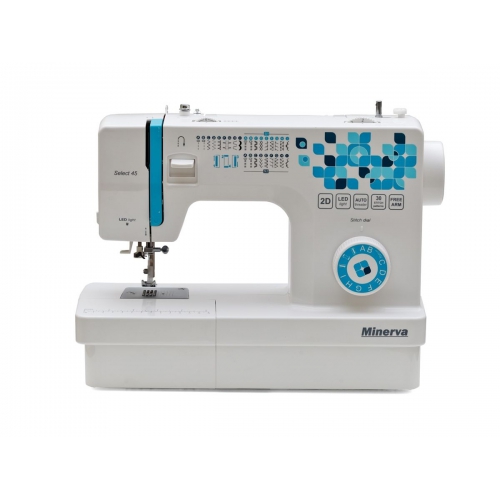 Електромеханічна швейна машина Minerva Select 45 - фото в інтернет-магазині швейних машинок і аксесуарів в Україні - Sewgroup